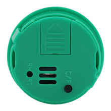 Carica l&#39;immagine nel visualizzatore di Gallery, Mini termometro Forma Rotonda di Temperatura LCD Digitale Monitor Green - Ilgrandebazar