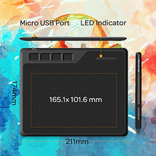 Carica l&#39;immagine nel visualizzatore di Gallery, GAOMON S620 6,5 x 4 Pollici Tavoletta Grafica con Penna Senza Batteria per...