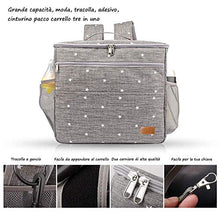 Carica l'immagine nel visualizzatore di Gallery, VigoRise Borsa da Pranzo per Passeggino Universale Portaoggetti con...
