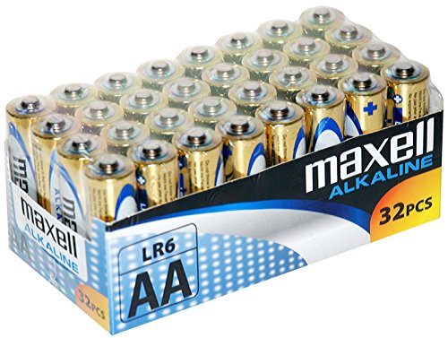 Maxell LR6 - Batterie Alcaline AA, Pacco da 32 32 Pile, AA - Ilgrandebazar