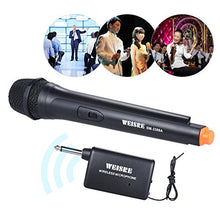 Carica l&#39;immagine nel visualizzatore di Gallery, ammoon Microfono Handheld Senza Fili Unidirezionale Dinamico Amplificatore... - Ilgrandebazar