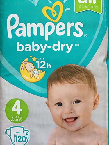 Pampers - Baby Dry Pannolini, misura: 4 server-Pannolini, confezione da 120 4 - Ilgrandebazar