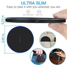 Carica l'immagine nel visualizzatore di Gallery, Limxems Caricatore Wireless,Caricabatterie Wireless 10W Ricarica Rapida Nero