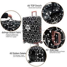 Carica l'immagine nel visualizzatore di Gallery, Maddy's Home Elastica Suitcase Cover L (Fit 26"-28" suitcase), Pop Gatto