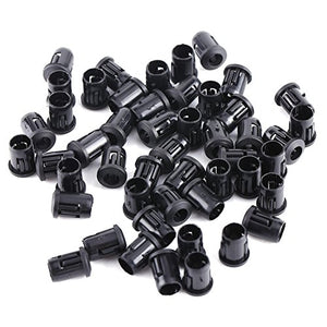 50Pz Supporto in Plastica Nera del Diodo 3mm 5mm 8mm 10mm LED - Ilgrandebazar
