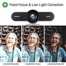 Carica l'immagine nel visualizzatore di Gallery, Campark Webcam per PC FHD 1080P con Microfono Stereo, USB Plug and Play...