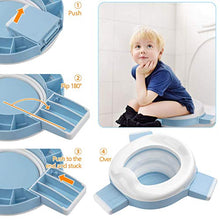 Carica l&#39;immagine nel visualizzatore di Gallery, Vasino Portatile da Viaggio Sedile per Bambini 3-in-1 Riduttore Water...