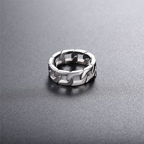 Anello Wooden da Uomo in Acciaio Inossidabile - Marrone 62mm Anello Wooden da Uomo in Acciaio Inossidabile - Marrone 62mm