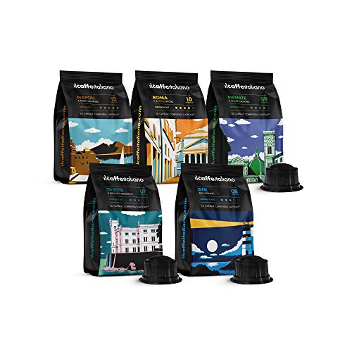 Il Caffè Italiano - Caffitaly 100 Capsule compatibili - Kit Degustazione...