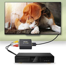 Carica l'immagine nel visualizzatore di Gallery, AMANKA Mini AV a HDMI Convertitore Adattatore,1080P Composito RCA a