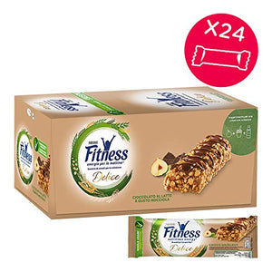 FITNESS Delice Cioccolato e Nocciola Barretta di Cereali al Latte...