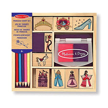 Carica l&#39;immagine nel visualizzatore di Gallery, Melissa &amp; Doug- Princesses Set di Timbri in Pricess Stamp Set, Multicolore - Ilgrandebazar