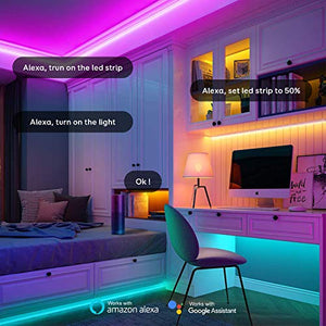 10M WIFI Striscia LED Alexa, TASMOR Smart RGB Impermeabile... - Ilgrandebazar