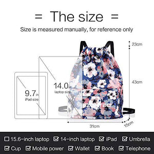 Zaino Casual Scuola per PC Libros Sportivo Fitness Viaggio Borsa tela...