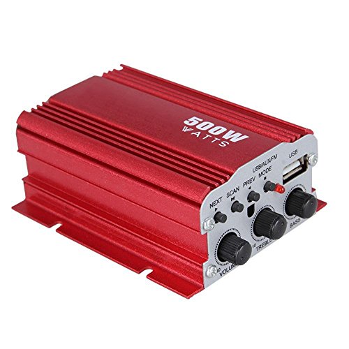 tempo di saldi Amplificatore Stereo 500W A 2 Canali Con Telecomando 12V Mp3...