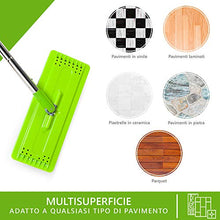 Carica l&#39;immagine nel visualizzatore di Gallery, Easygleam Set Mocio Lavapavimenti e Secchio | Mop Pavimenti in Microfibra |...
