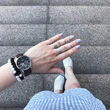 Carica l&#39;immagine nel visualizzatore di Gallery, Andy &amp; C Bracciale Uomo 2 pezzi Con Pietre Naturali Braccialetto Scatola... - Ilgrandebazar