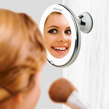 Carica l&#39;immagine nel visualizzatore di Gallery, Auxmir Specchio Ingranditore 10X da 6,5 Pollici Trucco Illuminato...