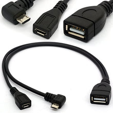 Carica l&#39;immagine nel visualizzatore di Gallery, Cavo per splitter a Y USB Micro angolato OTG Power Enhancer 2.0... - Ilgrandebazar