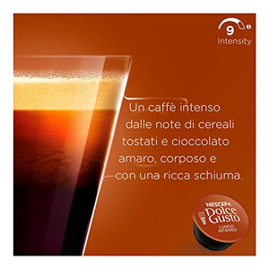 Nescafé Dolce Gusto Lungo Intenso Caffè, 3 Confezioni da 16 48 Capsule