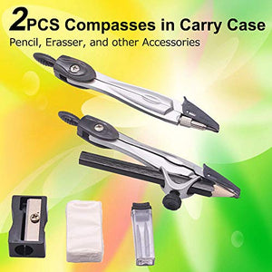 Set Compasso Tuloka Geometria e Bussola Math set Goniometro e Righelli per...