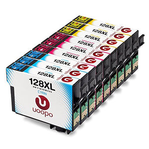 Uoopo T128 Compatibile per Epson T1282 T1283 T1284 3 Ciano 3 Magenta 3 Giallo - Ilgrandebazar