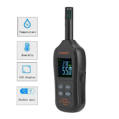 Igrometro termometro digitale, mini misuratore di temperatura psicrometro... - Ilgrandebazar