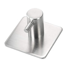 Carica l&#39;immagine nel visualizzatore di Gallery, esonmus 6pcs/Set Autoadesivo Gancio in Acciaio Inox a Parete Vestiti... - Ilgrandebazar