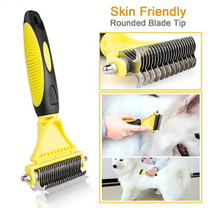 Lionto morpilot Spazzola per Cani, Cane Pelo Toelettatura Professionale