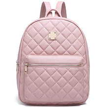 Carica l&#39;immagine nel visualizzatore di Gallery, Myhozee Zaino Donna Pelle PU Zainetto Ragazza Casual Rosa Zaini