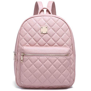 Myhozee Zaino Donna Pelle PU Zainetto Ragazza Casual Rosa Zaini