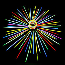 Carica l&#39;immagine nel visualizzatore di Gallery, Kimimara Braccialetti Luminosi,Starlight Fluorescenti,100 8 &quot;Glowsticks... - Ilgrandebazar