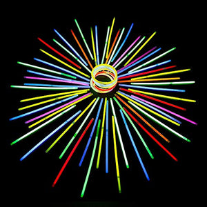Kimimara Braccialetti Luminosi,Starlight Fluorescenti,100 8 "Glowsticks... - Ilgrandebazar