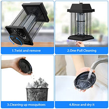 Carica l'immagine nel visualizzatore di Gallery, TMACTIME Lampada Antizanzare Elettrica, 20W 4500V UV Zanzariera Elettrica Impermeabile IPX4, per Casa, Cucina, Giardino, Interno e Esterno