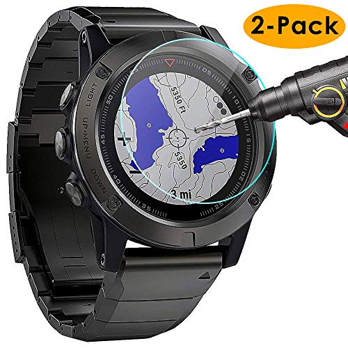 KIMILAR Compatibile for Garmin Fenix 5/5 Plus Pellicola Protettiva, (2 2 Pack - Ilgrandebazar