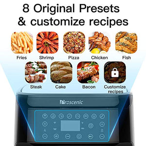 Proscenic Friggitrice ad Aria, 5.5L Air Fryer Controllo App & Alexa e... - Ilgrandebazar