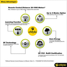 Carica l&#39;immagine nel visualizzatore di Gallery, eMylo DC 24 V 2 canali 433 Mhz telecomando RF modulo relè senza fili...