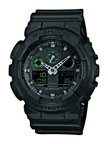 Orologio Uomo Casio Cronografo Digitale G Shock In Resina Nera - Verre Gioielli