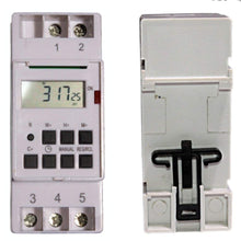 Carica l&#39;immagine nel visualizzatore di Gallery, Maclean MCE09 Timer Digitale Programmabile sulla Guida DIN Bianco - Ilgrandebazar