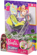 Carica l&#39;immagine nel visualizzatore di Gallery, Barbie- Skipper Babysitter Set Carrozzina con Bambolotto e Accessori,... - Ilgrandebazar
