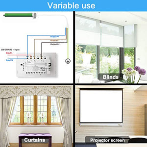 LoraTap Interruttore WiFi per Tenda, Tattile Controllo APP o...
