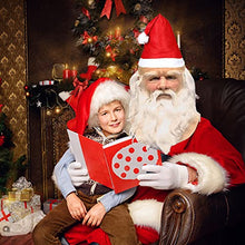 Carica l&#39;immagine nel visualizzatore di Gallery, MUOIVG Maschera Babbo Natale, Natale Babbo Maschera Latex Santa Claus, Christmas barba Rosso Cappello for Xmas Costume, Masquerade, Cosplay, Babbo Natale Maschera Uomo per Adulti