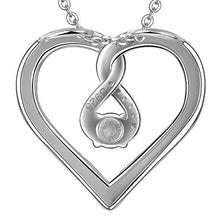 Carica l&#39;immagine nel visualizzatore di Gallery, LOVORDS Collana Donna Incisa Argento Sterling 925 Pendente Ciondolo Cuore... - Ilgrandebazar