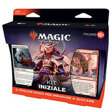 Carica l'immagine nel visualizzatore di Gallery, Magic The Gathering Kit Iniziale di 2022, 2 Mazzi Pronti Per Essere Usati, 2 Carte Con Codice Per MTG Arena (Versione Italiana), Multi, 13+