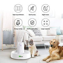 Carica l&#39;immagine nel visualizzatore di Gallery, amzdeal Fontana Per Cani e Gatti Automatica, 2.4L Fontanella Silenziosa per... - Ilgrandebazar