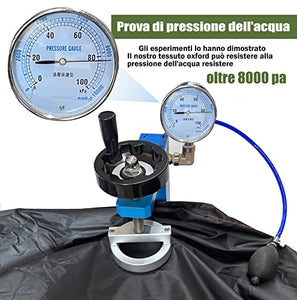 Raword Copertura per ombrellone, Tessuto Oxford 420D, Impermeabile, per ombrellone a sbalzo, Copertura con Cerniera, per ombrellone da 2,7 m a 3,4 m, in Giardino e all'aperto, Nero