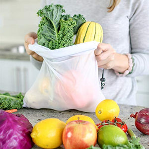 Eono Sacchetti Riutilizzabili in Rete, di Frutta e 9 Pcs (2l+5m+2s)