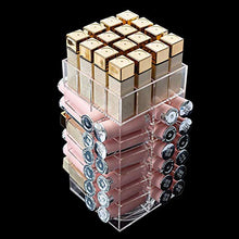 Carica l&#39;immagine nel visualizzatore di Gallery, Dispola4top Acrilico Lip Gloss Makeup Organizzatore,Acrilic 360 -Degree... - Ilgrandebazar