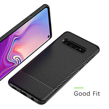 Carica l&#39;immagine nel visualizzatore di Gallery, J Jecent Cover Samsung Galaxy S10 Custodia Look in Fibra... - Ilgrandebazar