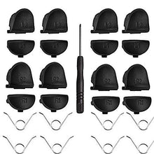 Carica l&#39;immagine nel visualizzatore di Gallery, Mein HERZ 4 Pack Ricambi Joystick PS4 Ricambio Kit Tasti Esterni R1 R2 L1 L2...